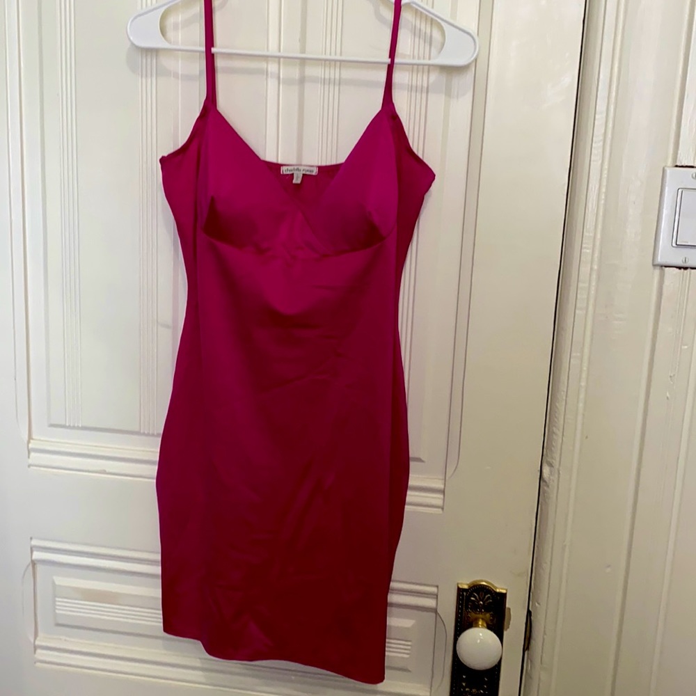 Hot pink dress from Charlotte Russe. Never worn. Size L